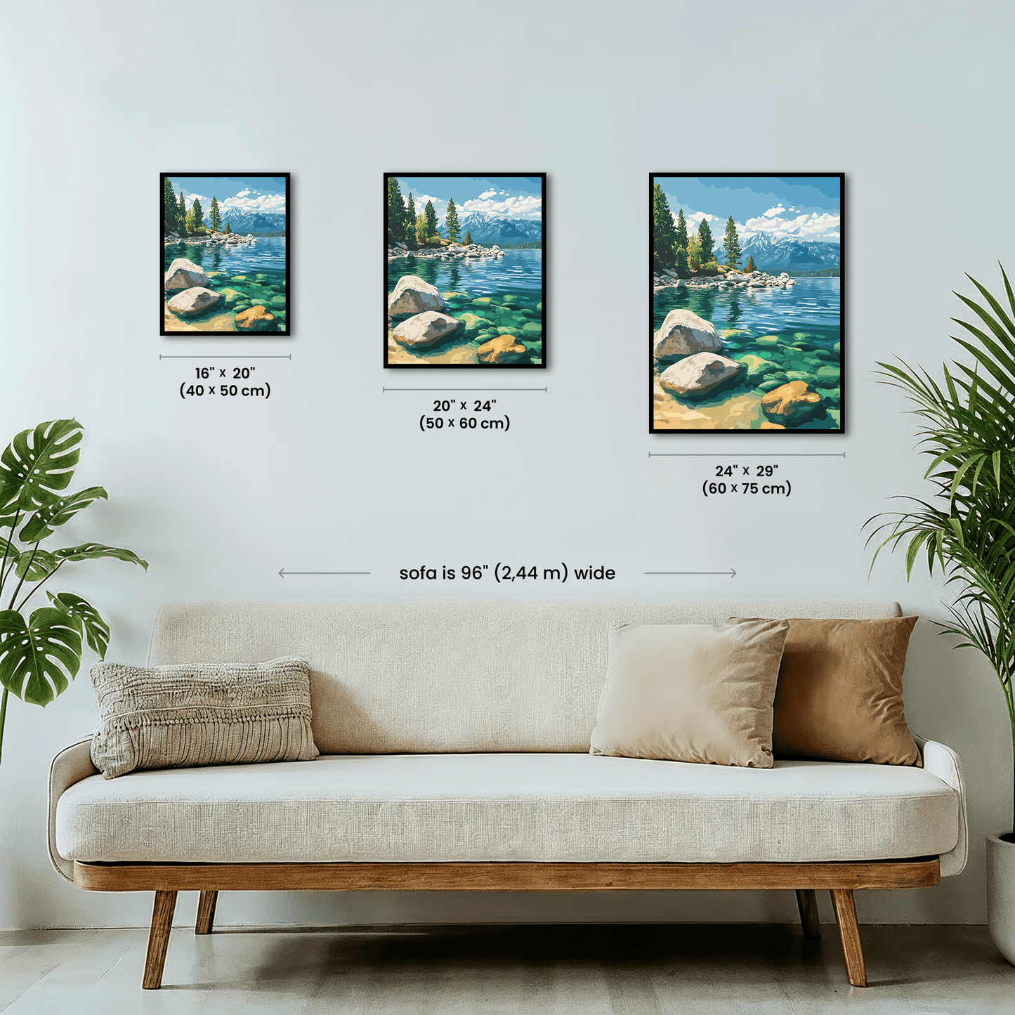 Paint by numbers - Tahoe Blue - MyArt