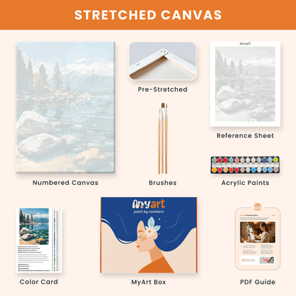 Paint by numbers - Tahoe Blue - MyArt