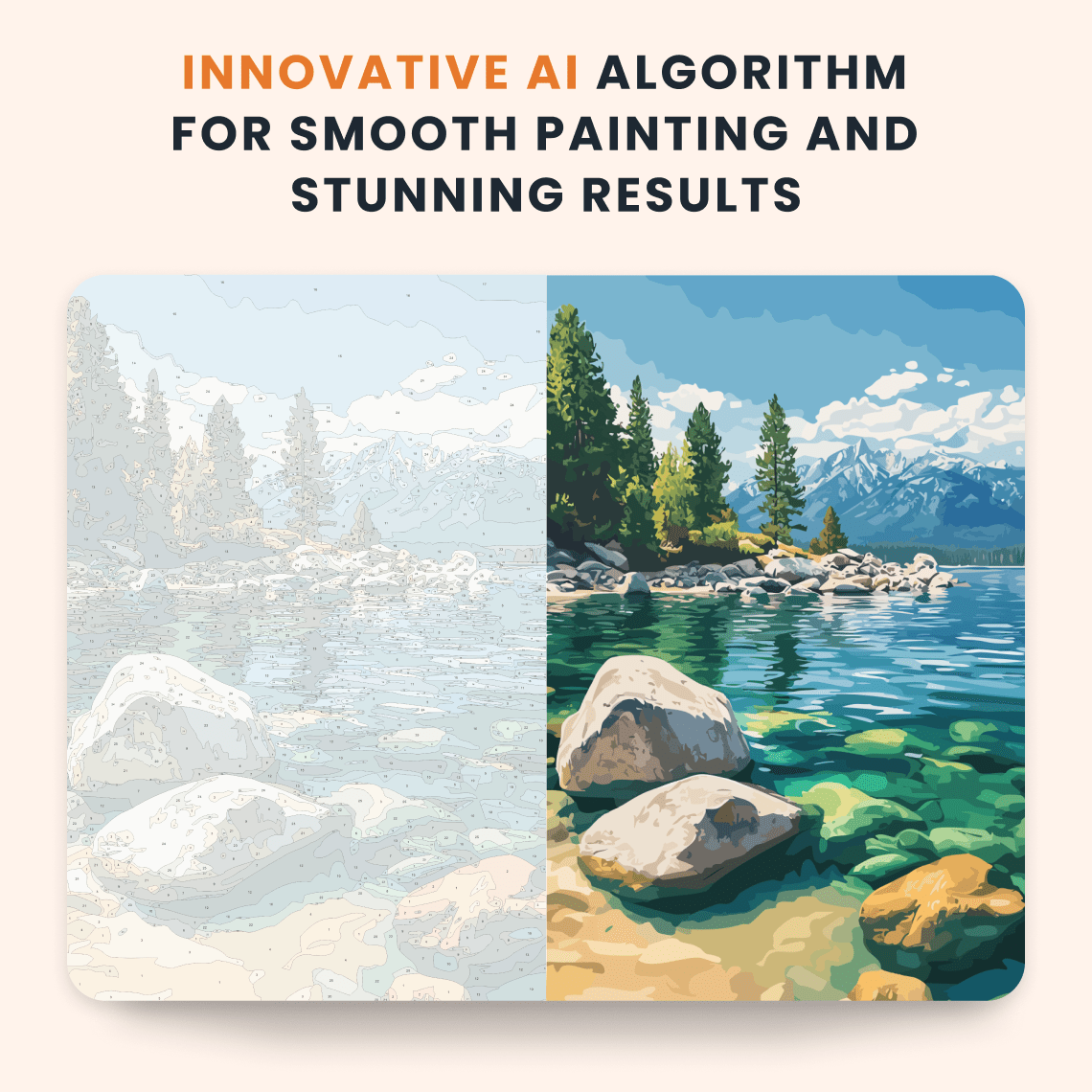 Paint by numbers - Tahoe Blue - MyArt