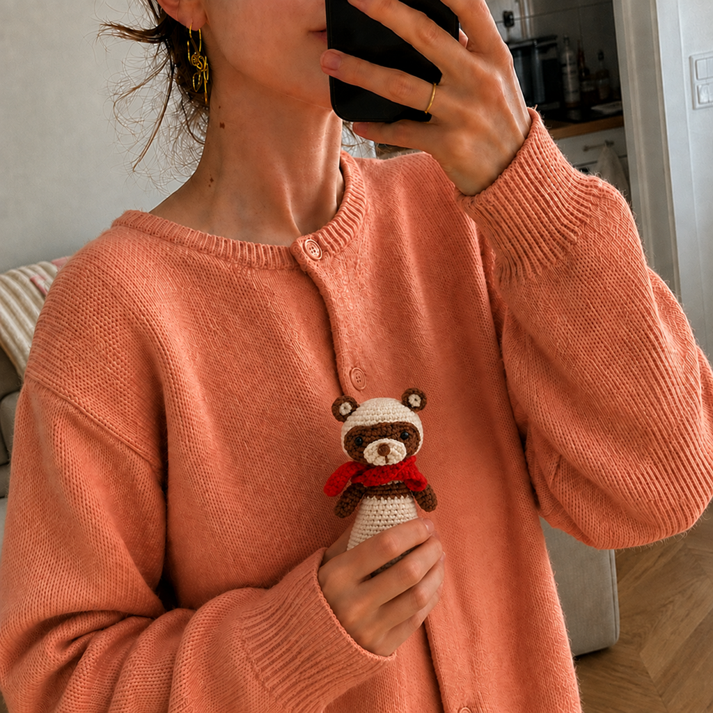 Teddy Bear with Scarf
