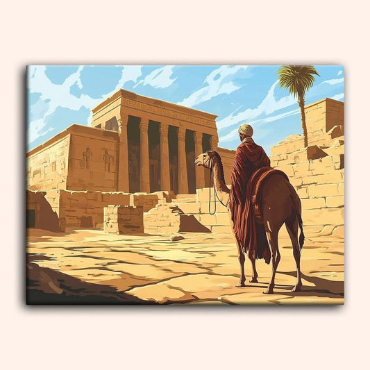 Paint by numbers - Temple Arrival - MyArt