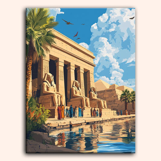 Paint by numbers - Temple Entrance - MyArt