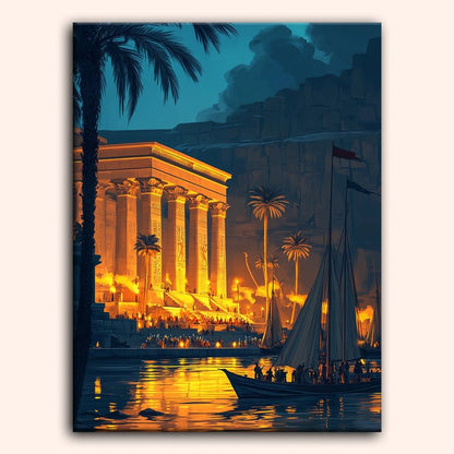 Paint by numbers - Temple Lights - MyArt
