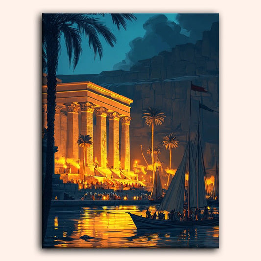 Paint by numbers - Temple Lights - MyArt
