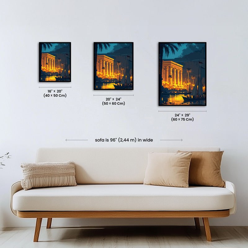 Paint by numbers - Temple Lights - MyArt