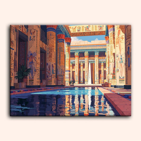 Paint by numbers - Temple Reflections - MyArt