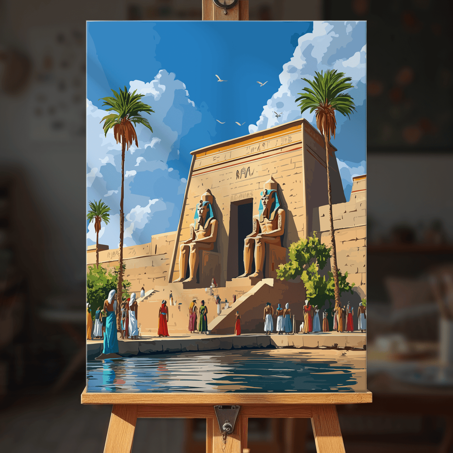 Paint by numbers - Temple Guardians - MyArt