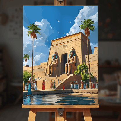 Paint by numbers - Temple Guardians - MyArt