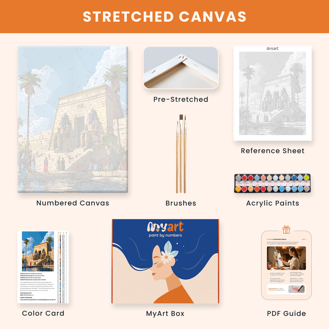 Paint by numbers - Temple Guardians - MyArt