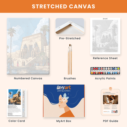 Paint by numbers - Temple Guardians - MyArt