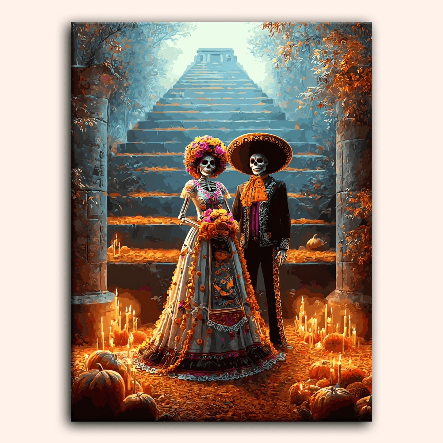 Paint by numbers - Temple Lovers - MyArt