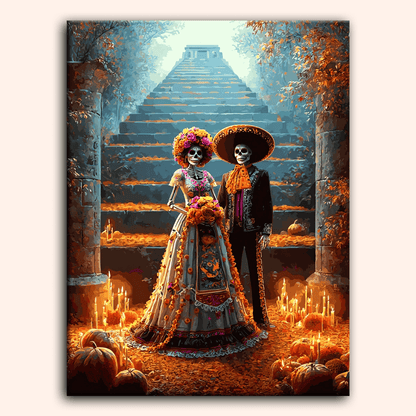 Paint by numbers - Temple Lovers - MyArt