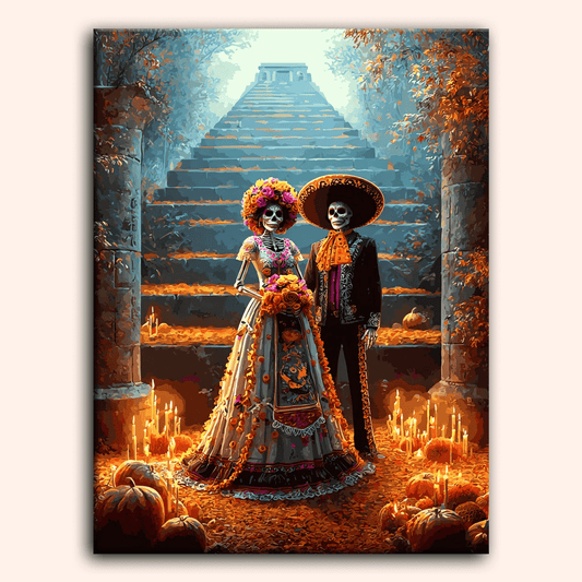 Paint by numbers - Temple Lovers - MyArt