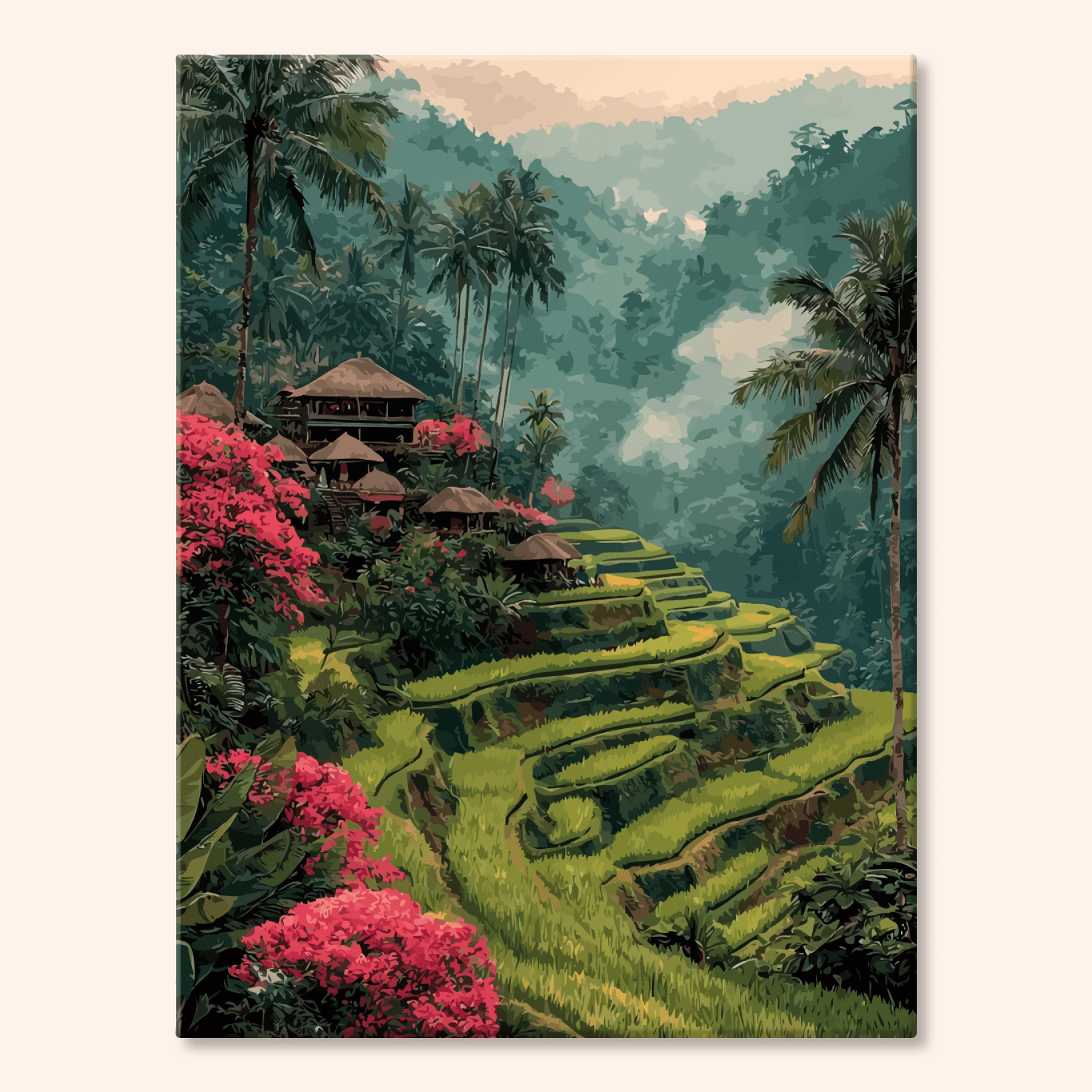 Paint by numbers - Terraced Eden - MyArt