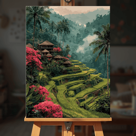 Paint by numbers - Terraced Eden - MyArt
