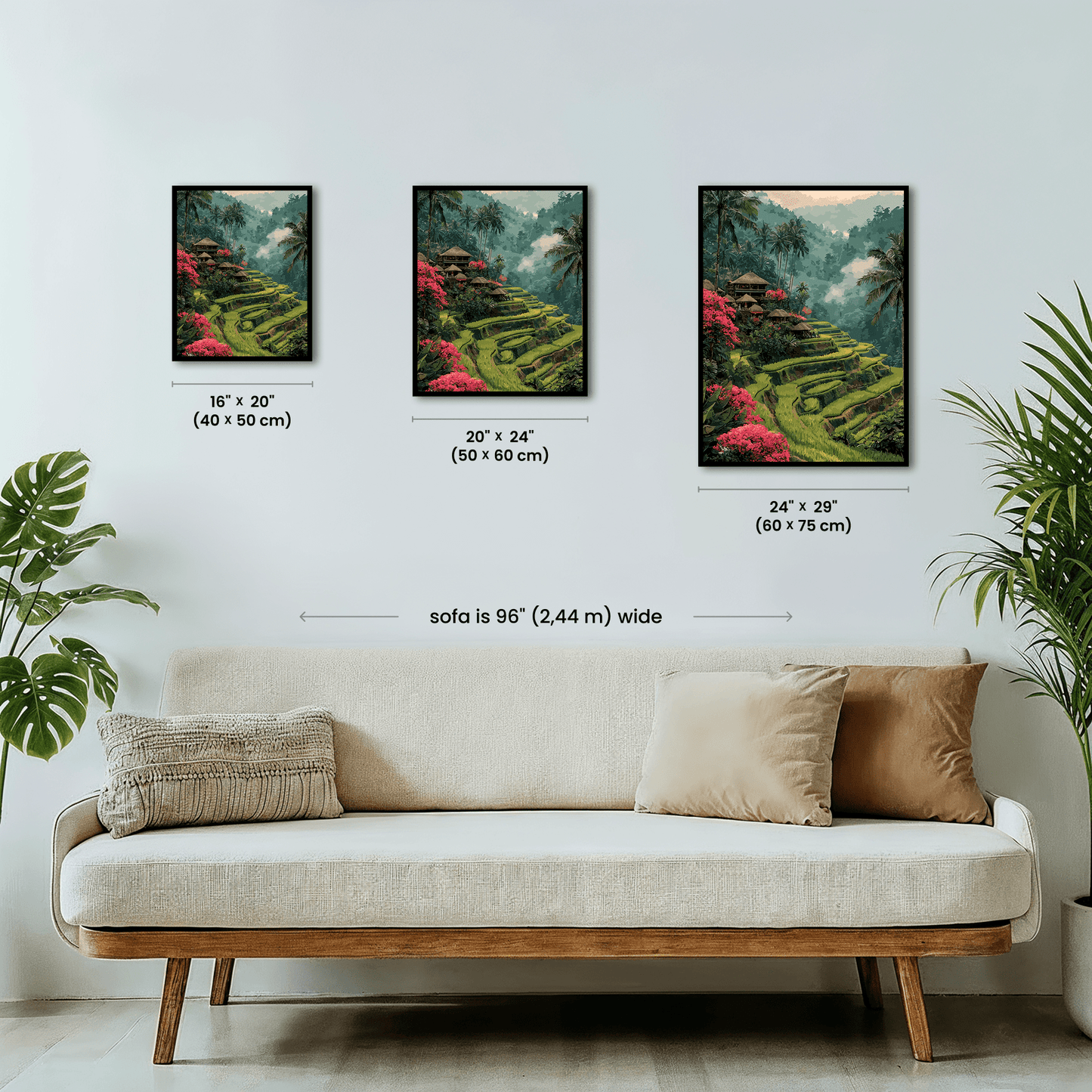 Paint by numbers - Terraced Eden - MyArt