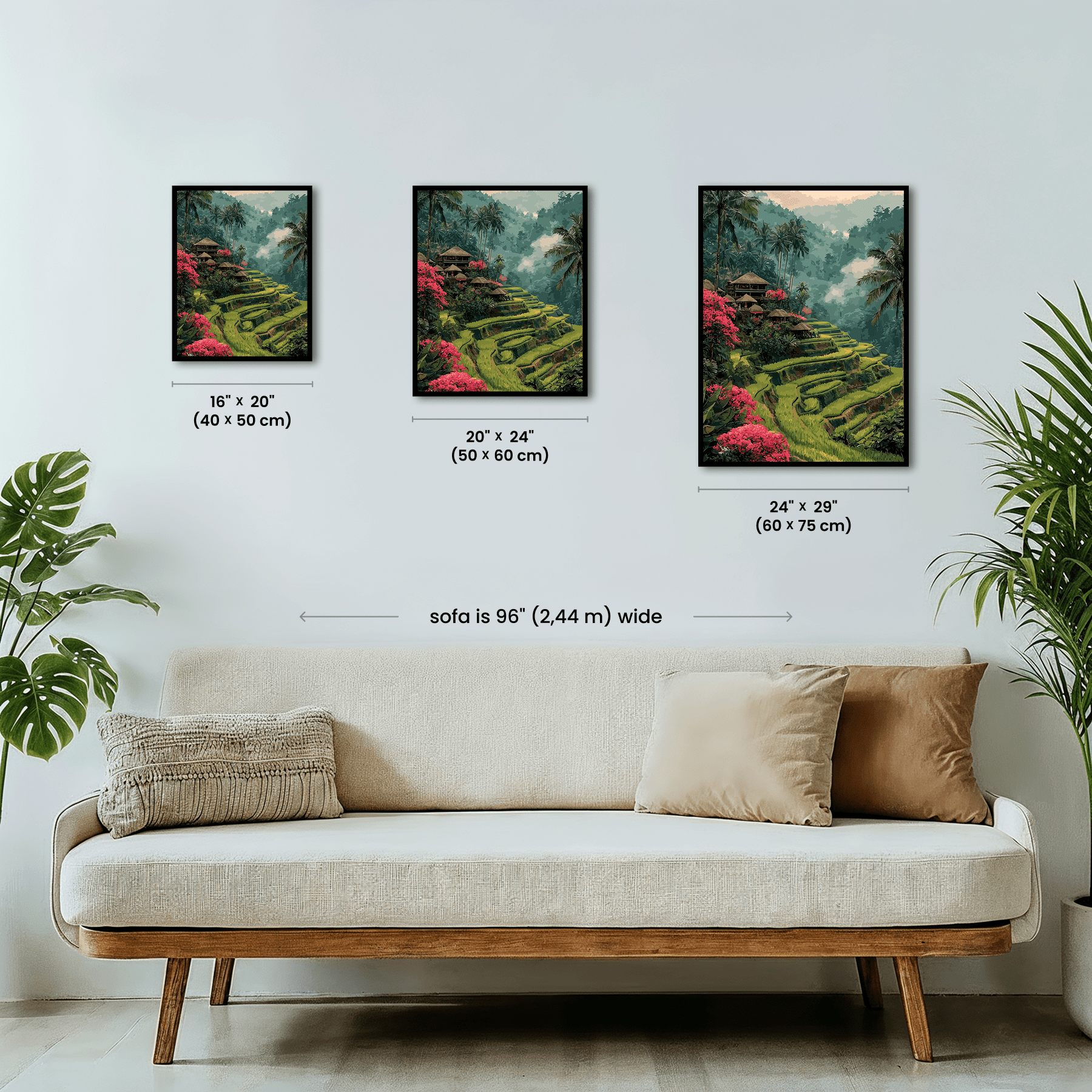 Paint by numbers - Terraced Eden - MyArt