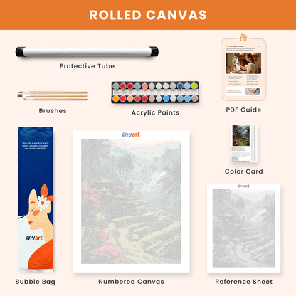 Paint by numbers - Terraced Eden - MyArt