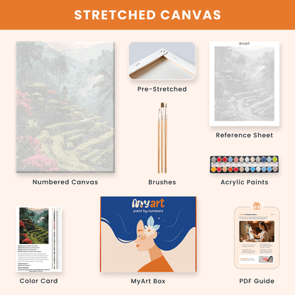 Paint by numbers - Terraced Eden - MyArt