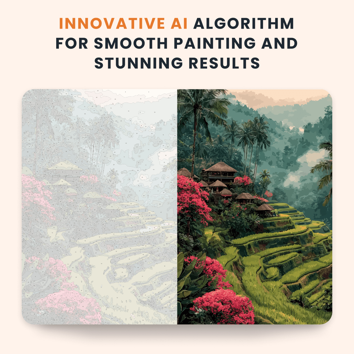 Paint by numbers - Terraced Eden - MyArt