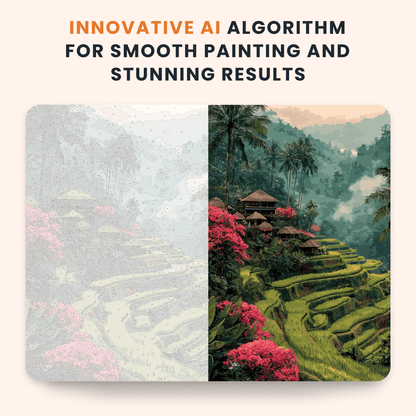 Paint by numbers - Terraced Eden - MyArt