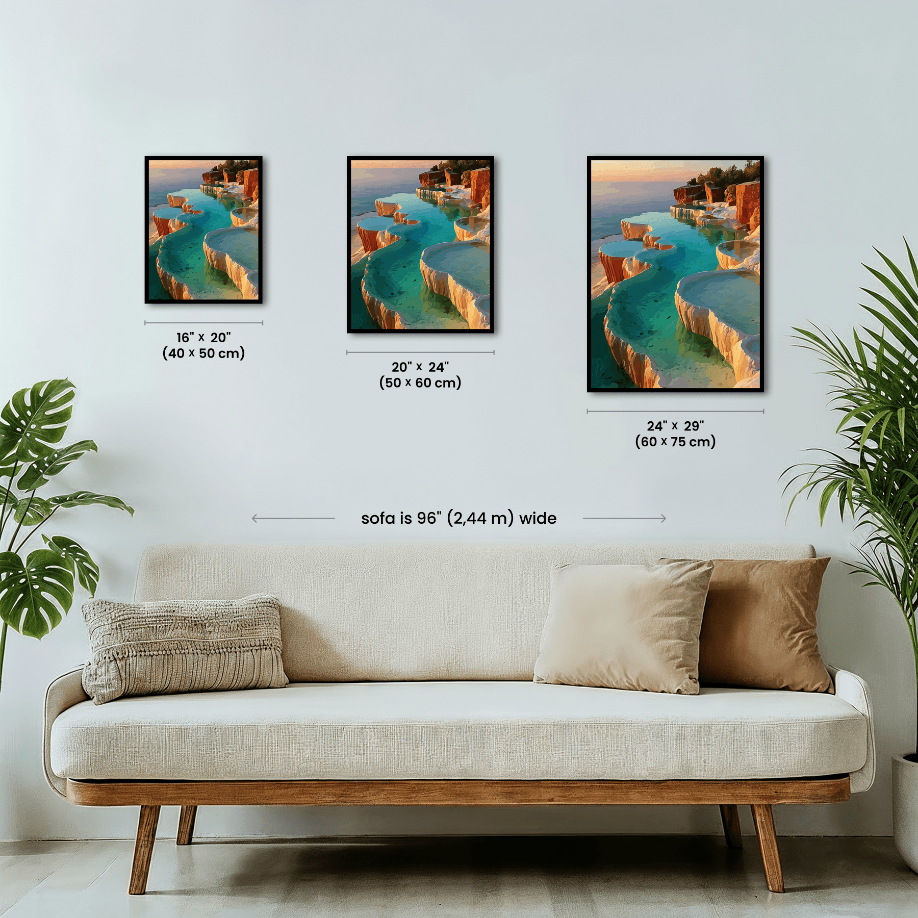 Paint by numbers - Terraced Pools - MyArt