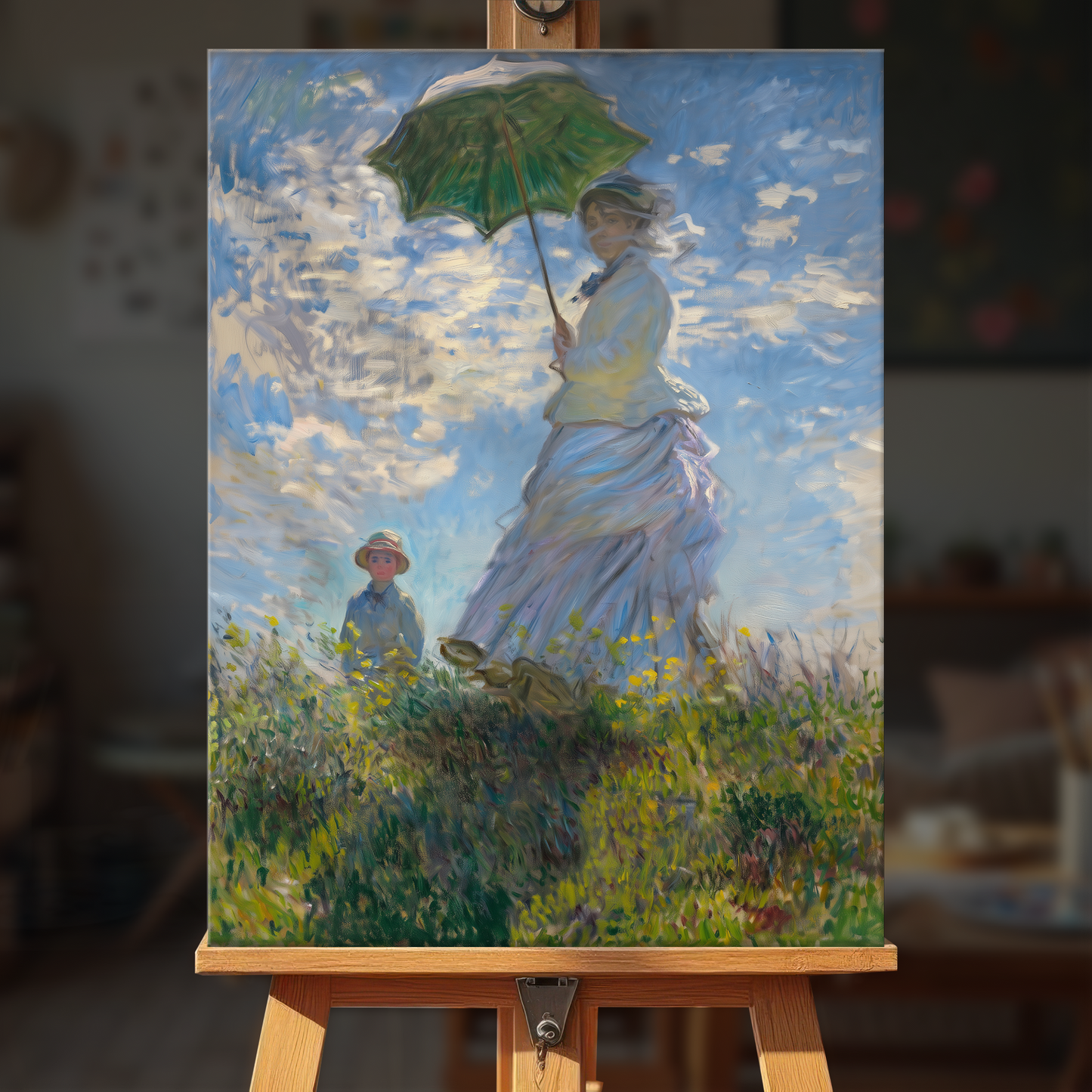 The Stroll - Claude Monet