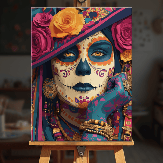 Paint by numbers - Thoughtful Skull - MyArt