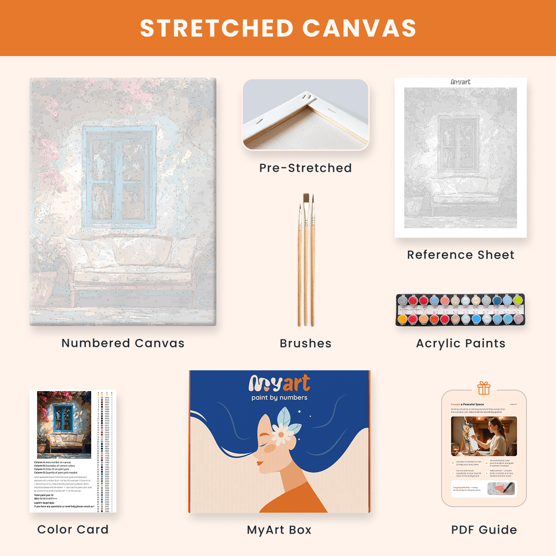 Paint by numbers - Tranquil Street - MyArt