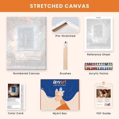 Paint by numbers - Tranquil Street - MyArt