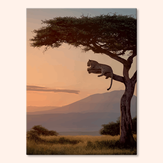 Paint by numbers - Tree Lion - MyArt