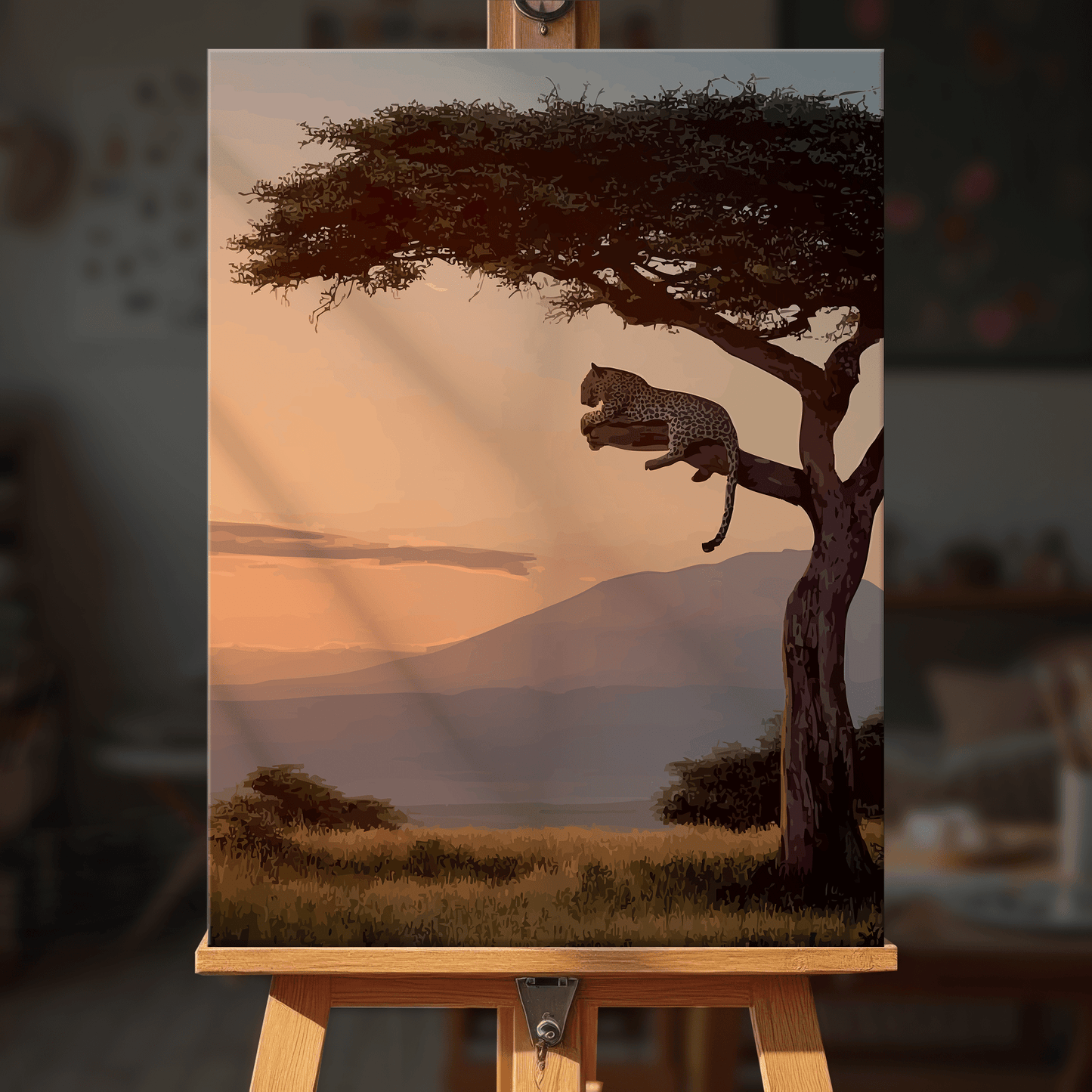 Paint by numbers - Tree Lion - MyArt