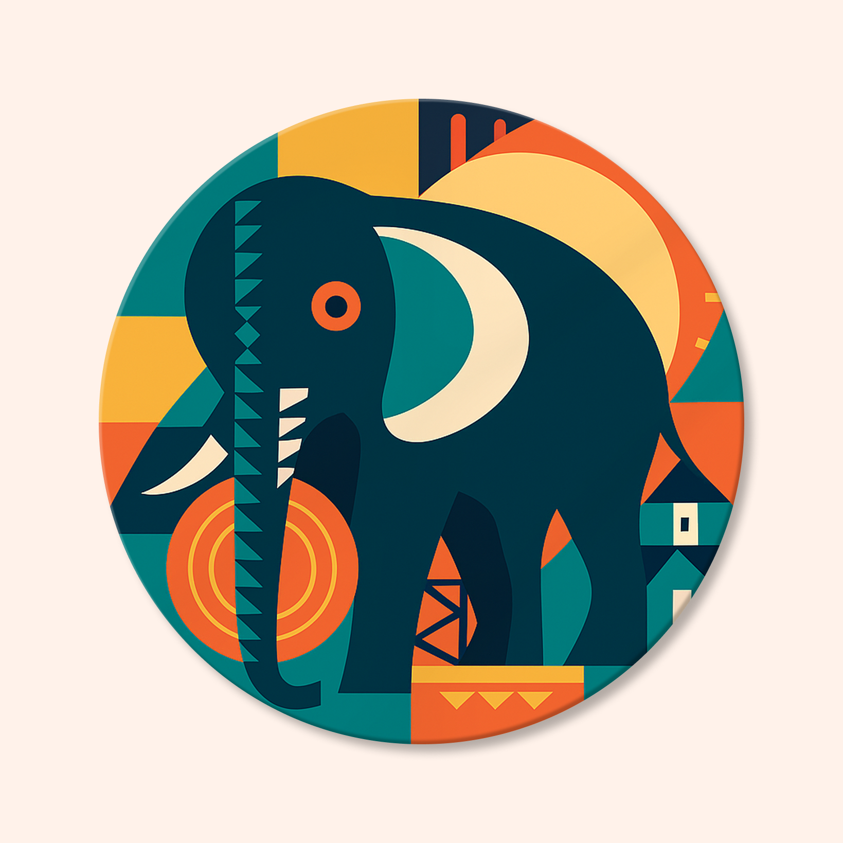 Paint by numbers - Tribal Elephant - MyArt