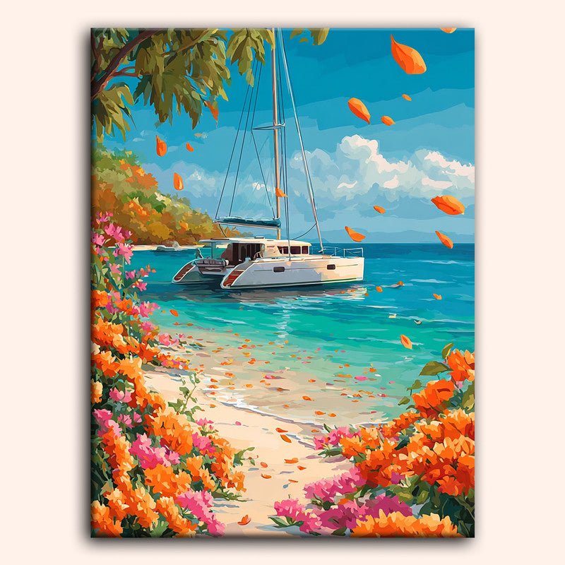 Paint by numbers - Tropical Anchor - MyArt