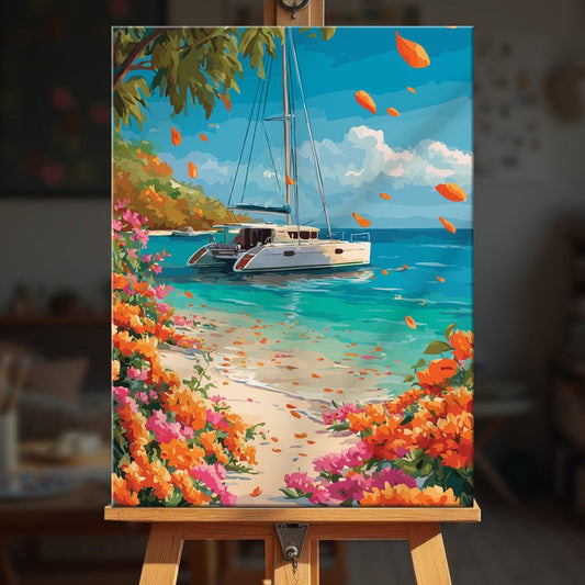 Paint by numbers - Tropical Anchor - MyArt