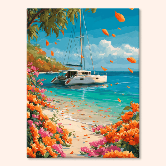 Paint by numbers - Tropical Anchor - MyArt