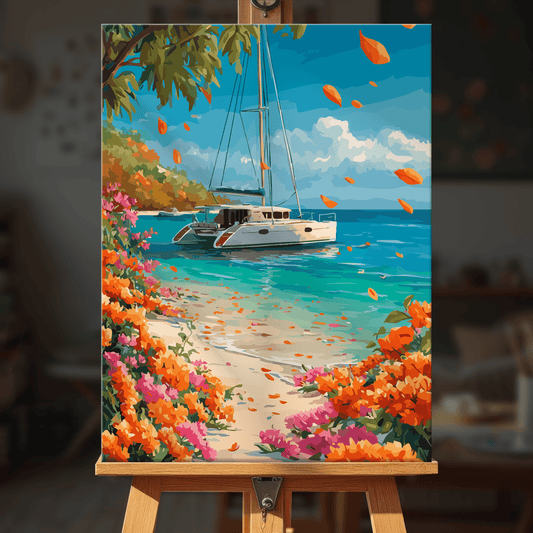 Paint by numbers - Tropical Anchor - MyArt