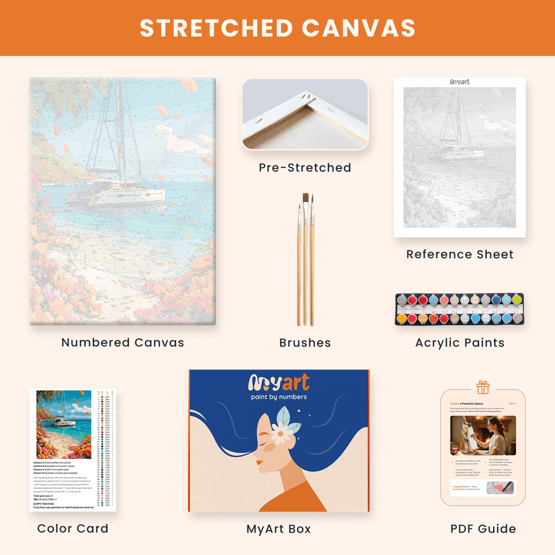 Paint by numbers - Tropical Anchor - MyArt