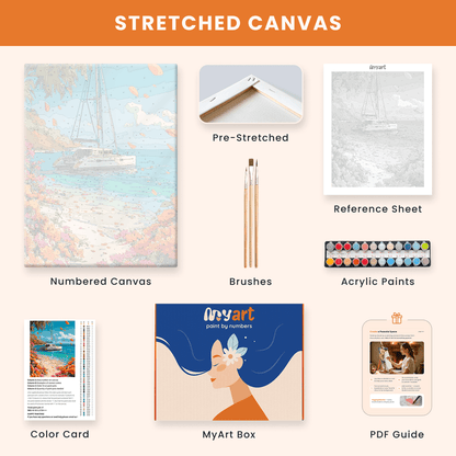 Paint by numbers - Tropical Anchor - MyArt