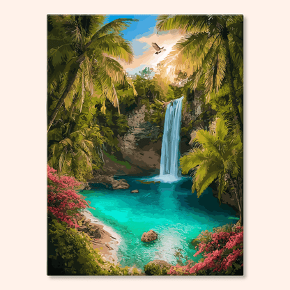 Paint by numbers - Tropical Falls - MyArt