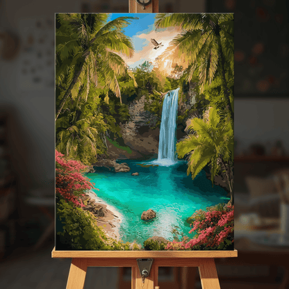 Paint by numbers - Tropical Falls - MyArt