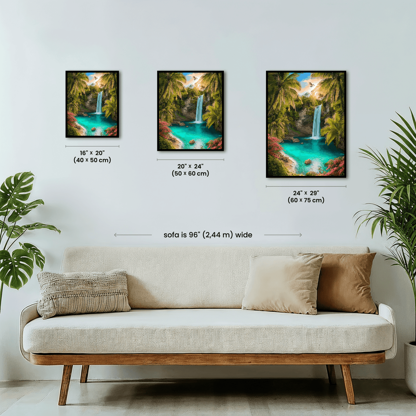 Paint by numbers - Tropical Falls - MyArt