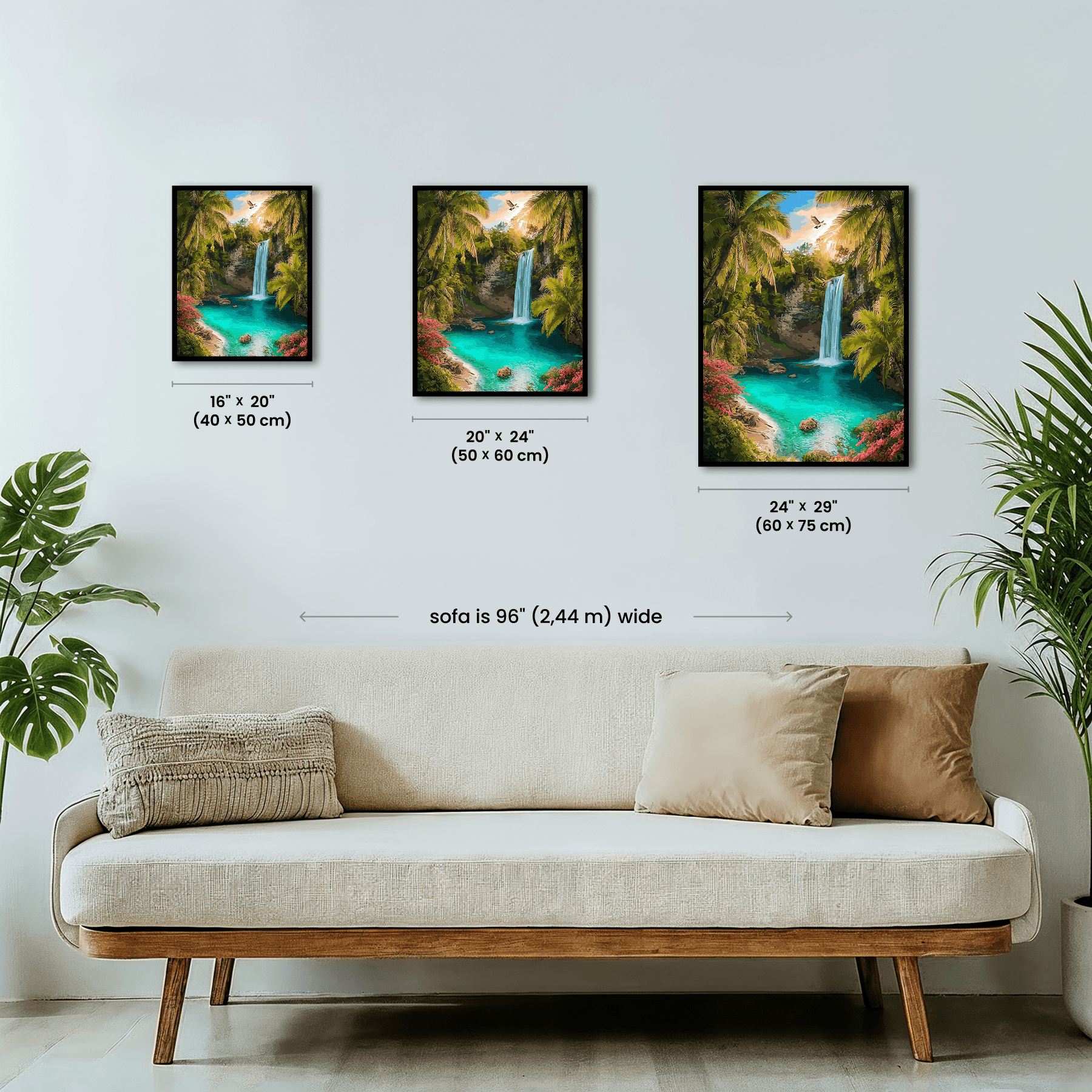 Paint by numbers - Tropical Falls - MyArt