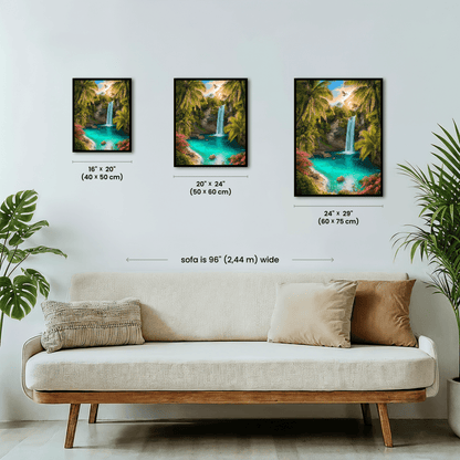 Paint by numbers - Tropical Falls - MyArt