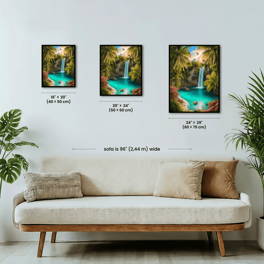 Paint by numbers - Tropical Falls - MyArt