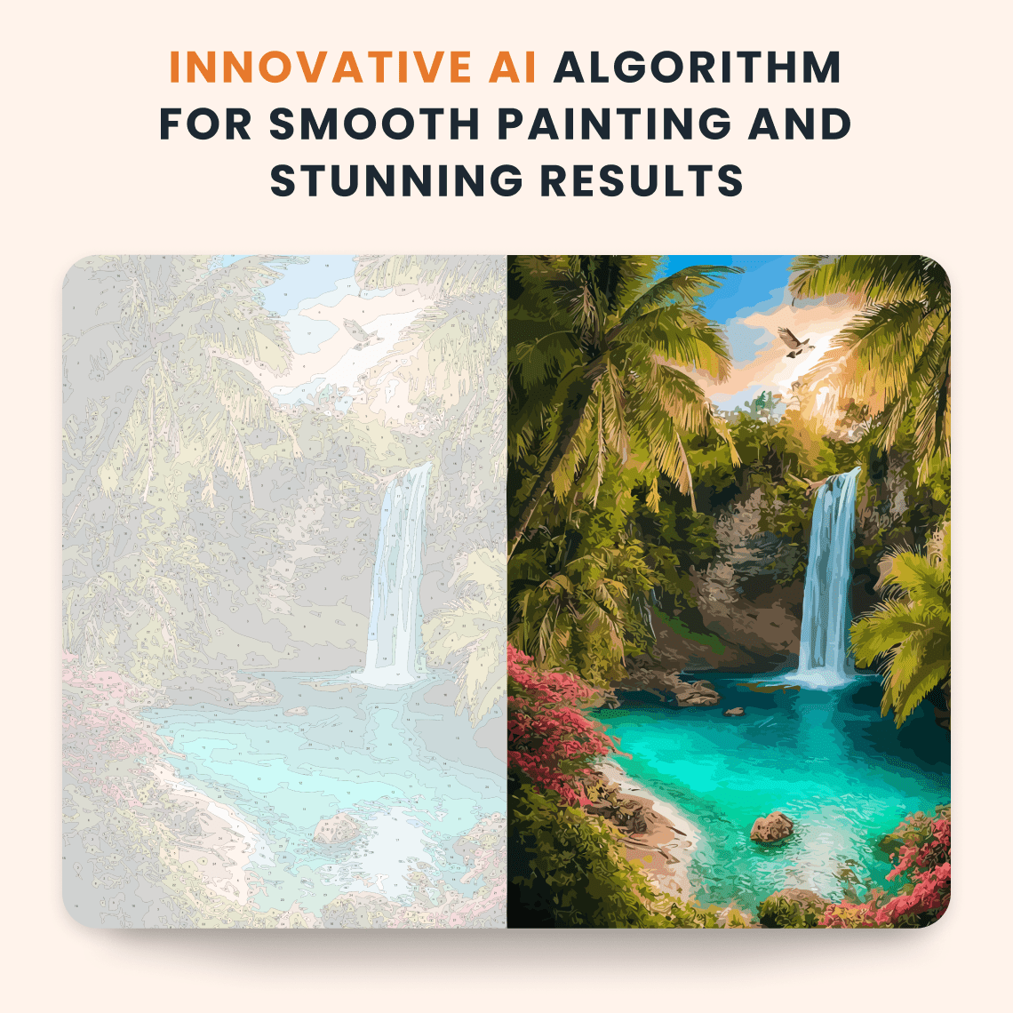 Paint by numbers - Tropical Falls - MyArt