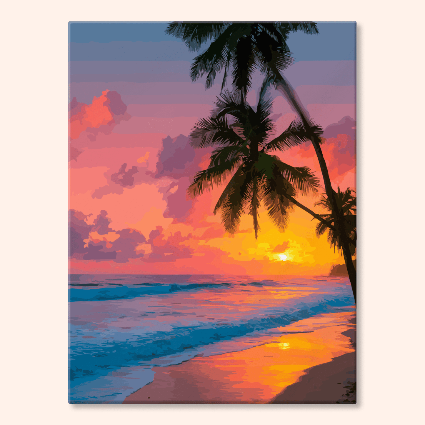 Paint by numbers - Tropical Sunset - MyArt