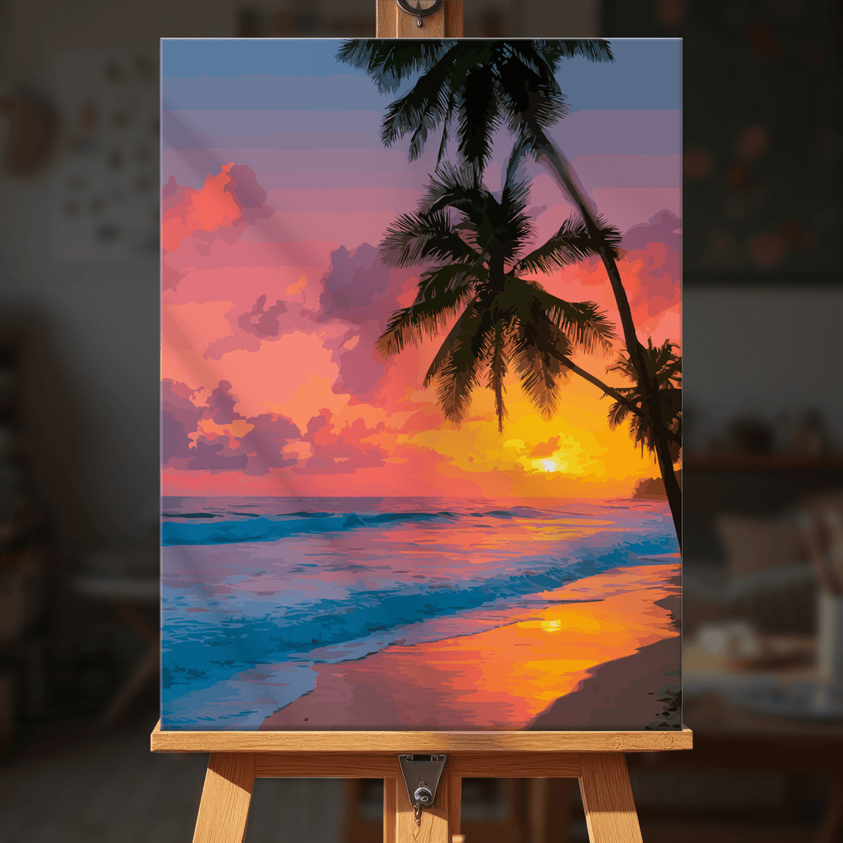 Paint by numbers - Tropical Sunset - MyArt