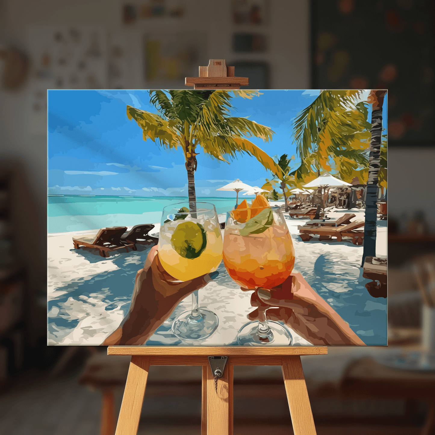 Paint by numbers - Tropical Toast - MyArt