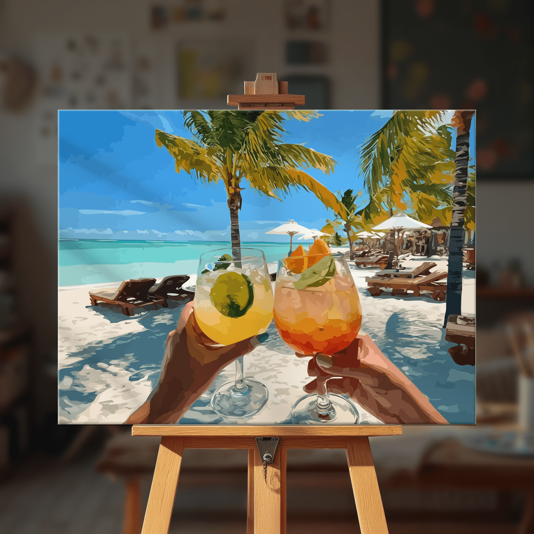 Paint by numbers - Tropical Toast - MyArt